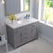 Modern Fittings Caroline 48" Single Bath Vanity with Cultured Marble Quartz Top and Round Sink