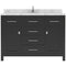 Modern Fittings Caroline 48" Single Bath Vanity with Cultured Marble Quartz Top and Round Sink