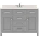 Modern Fittings Caroline 48" Single Bath Vanity with Quartz Top and Round Sink