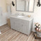 Modern Fittings Caroline 48" Single Bath Vanity with Quartz Top and Round Sink