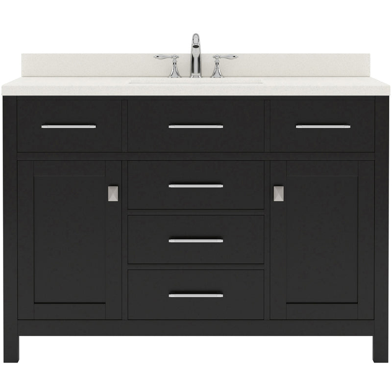 Modern Fittings Caroline 48" Single Bath Vanity with Quartz Top and Round Sink