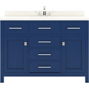 Modern Fittings Caroline 48" Single Bath Vanity with Quartz Top and Round Sink