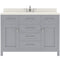 Modern Fittings Caroline 48" Single Bath Vanity with Quartz Top and Round Sink