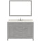 Modern Fittings Caroline 48" Single Bath Vanity with Quartz Top and Square Sink Faucet