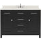 Modern Fittings Caroline 48" Single Bath Vanity with Quartz Top and Square Sink