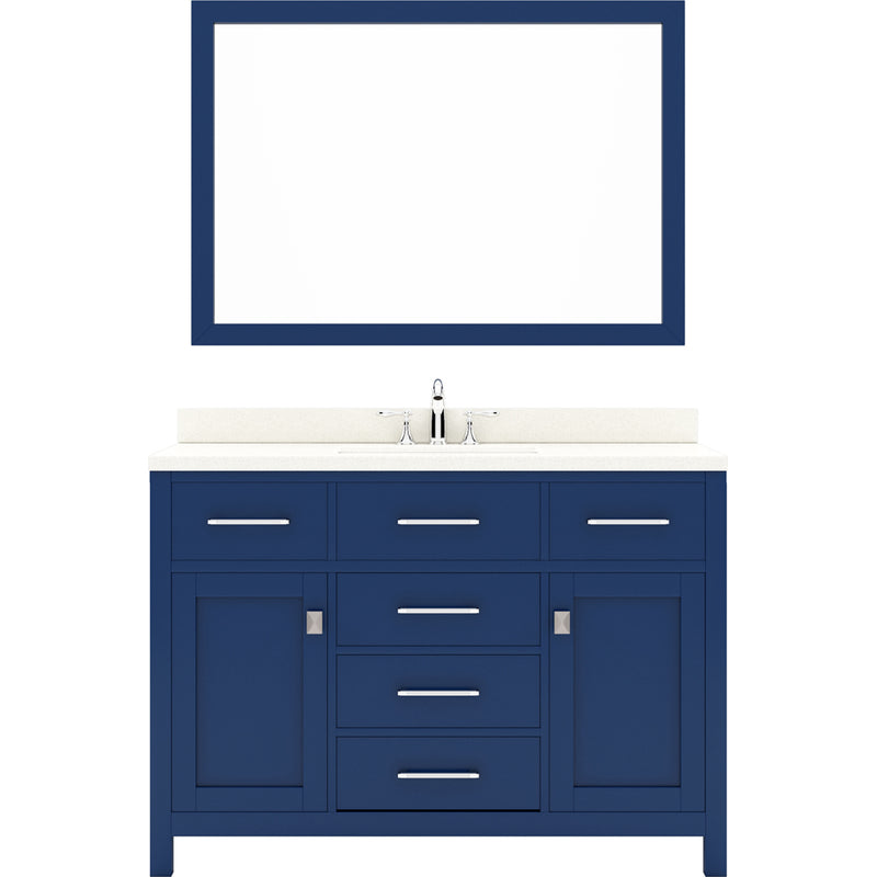 Modern Fittings Caroline 48" Single Bath Vanity with Quartz Top and Square Sink