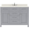 Modern Fittings Caroline 48" Single Bath Vanity with Quartz Top and Square Sink