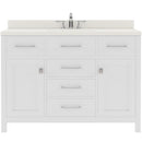 Modern Fittings Caroline 48" Single Bath Vanity with Quartz Top and Square Sink