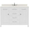 Modern Fittings Caroline 48" Single Bath Vanity with Quartz Top and Square Sink