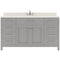 Modern Fittings Caroline 60" Single Bath Vanity with Quartz Top and Round Sink