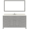 Modern Fittings Caroline 60" Single Bath Vanity with Quartz Top and Round Sink