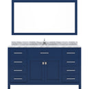 Modern Fittings Caroline 60" Single Bath Vanity with Marble Top and Round Sink