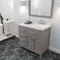 Modern Fittings Caroline Parkway 36" Single Bath Vanity with Cultured Marble Quartz Top and Round Sink