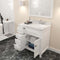 Modern Fittings Caroline Parkway 36" Single Bath Vanity with Cultured Marble Quartz Top and Round Sink