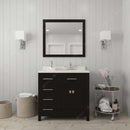 Modern Fittings Caroline Parkway 36" Single Bath Vanity with Quartz Top and Round