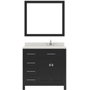 Modern Fittings Caroline Parkway 36" Single Bath Vanity with Quartz Top and Round Sink Faucet