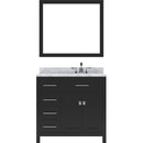 Modern Fittings Caroline Parkway 36" Single Bath Vanity with Marble Top and Round Sink