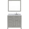 Modern Fittings Caroline Parkway 36" Single Bath Vanity with Marble Top and Square Sink