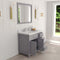 Modern Fittings Caroline Parkway 36" Single Bath Rectangular Vanity with Calacatta Quartz Top and Square Sink Faucet