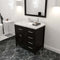 Modern Fittings Caroline Parkway 36" Single Bath Vanity with Cultured Marble Quartz Top and Round Sinks