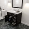 Modern Fittings Caroline Parkway 36" Single Bath Vanity with Cultured Marble Quartz Top and Round Sinks Faucet