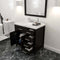 Modern Fittings Caroline Parkway 36" Single Bath Vanity with Cultured Marble Quartz Top and Square Sinks