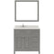 Modern Fittings Caroline Parkway 36" Single Bath Rectangular Vanity with Quartz Top and Square Sink