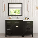 Modern Fittings Caroline Parkway 57" Single Bath Vanity with Calacatta Quartz Top and Round Sink