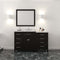 Modern Fittings Caroline Parkway 57" Single Bath Vanity with Cultured Marble Quartz Top and Square Sink Faucet