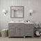 Modern Fittings Caroline Parkway 57" Single Bath Vanity with Quartz Top and Round Sink Faucet