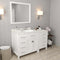 Modern Fittings Caroline Parkway 57" Single Bath Vanity with Quartz Top and Round Sink Faucet