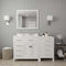 Modern Fittings Caroline Parkway 57" Single Bath Vanity with Quartz Top and Square Sink