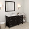 Modern Fittings Caroline Parkway 57" Single Bath Vanity with Marble Top and Round Sink