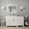 Modern Fittings Caroline Parkway 57" Single Bath Vanity with Marble Top and Round Sink