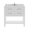 Modern Fittings Caroline Estate 36" Single Bath Vanity with Cultured Marble Quartz Top and Square Sink