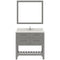 Modern Fittings Caroline Estate 36" Single Bath Vanity with White Quartz Top and Round Sink