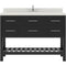 Modern Fittings Caroline Estate 48" Single Bath Vanity with Quartz Top and Square Sink