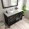 Modern Fittings Caroline Estate 48" Single Bath Vanity with Quartz Top and Square Sink