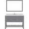 Modern Fittings Caroline Estate 48" Single Bath Vanity with Quartz Top and Square Sink Faucet