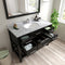 Modern Fittings Caroline Estate 48" Single Bath Vanity with Marble Top and Round Sink