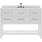 Modern Fittings Caroline Estate 48" Single Bath Vanity with Marble Top and Round Sink