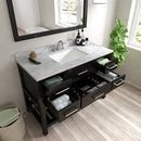 Modern Fittings Caroline Estate 48" Single Bath Vanity with Marble Top and Square Sink