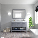 Modern Fittings Caroline Estate 48" Single Bath Vanity with Marble Top and Square Sink Faucet