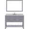 Modern Fittings Caroline Estate 48" Single Bath Vanity with Marble Top and Square Sink