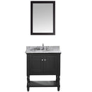 Modern Fittings Julianna 32" Single Bath Vanity with Marble Top and Round Sink Faucet