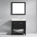 Modern Fittings Julianna 36" Single Bath Vanity with Dazzle Quartz Top and Square Sink