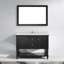 Modern Fittings Julianna 48" Single Bath Vanity with Dazzle Quartz Top and Round Sink