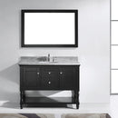 Modern Fittings Julianna 48" Single Bath Vanity with Marble Top and Round Sink Faucet