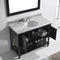 Modern Fittings Julianna 48" Single Bath Vanity with Marble Top and Round Sink Faucet