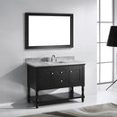 Modern Fittings Julianna 48" Single Bath Vanity with Marble Top and Round Sink Faucet